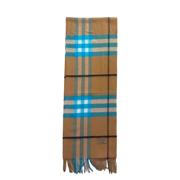 Burberry Multicolor Check Cashmere Scarf - Picture 2 of 5